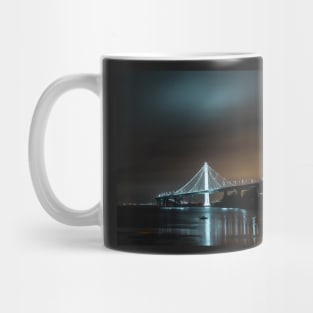 The Bay Bridge San Francisco CA Boats Mug